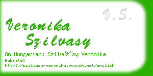 veronika szilvasy business card